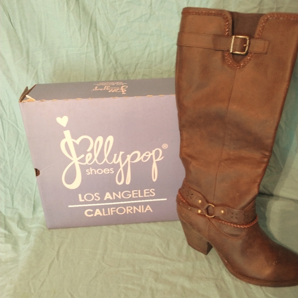 Dark Brown Boots-Under Knee.